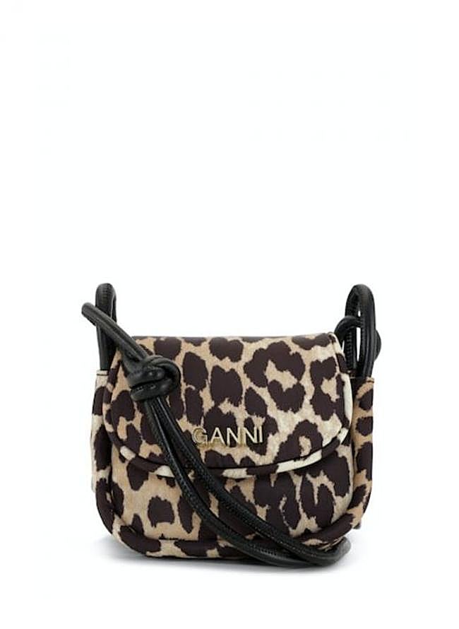 Imagen - Bolso con estampado de leopardo de Ganni. 