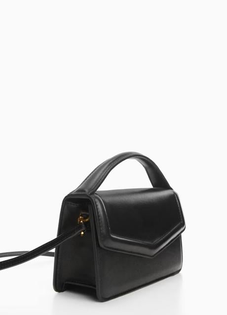Imagen - Bolso de mano negro de Mango (22,99 euros)