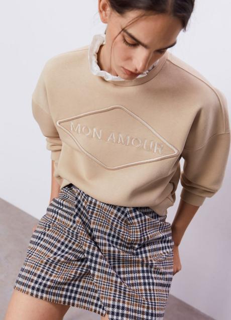 Imagen - Falda con estampado de cuadros de Sfera (14,99 euros)