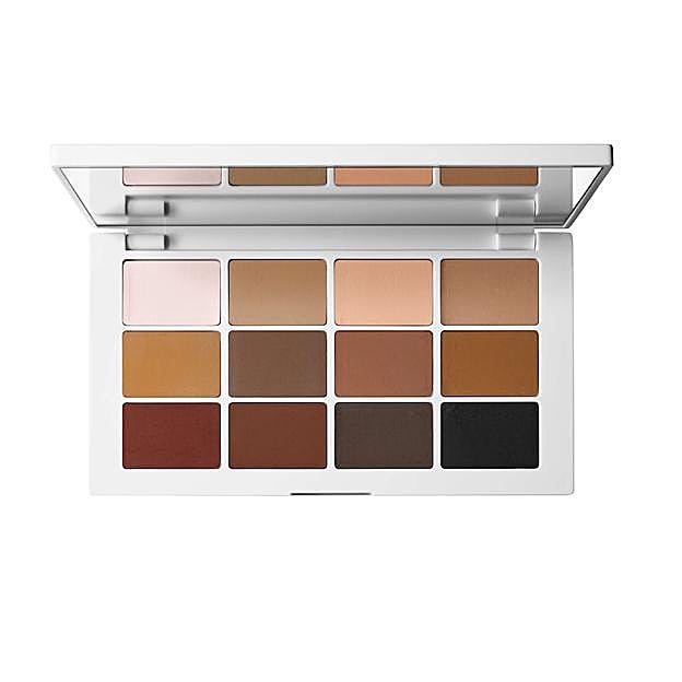 Paleta de sombras de ojos Master Mattes de Make up by Mario.