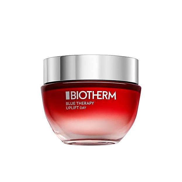 Blue Therapy Red Algae Uplift Day Crema Antiedad Efecto Lifting de Biotherm.