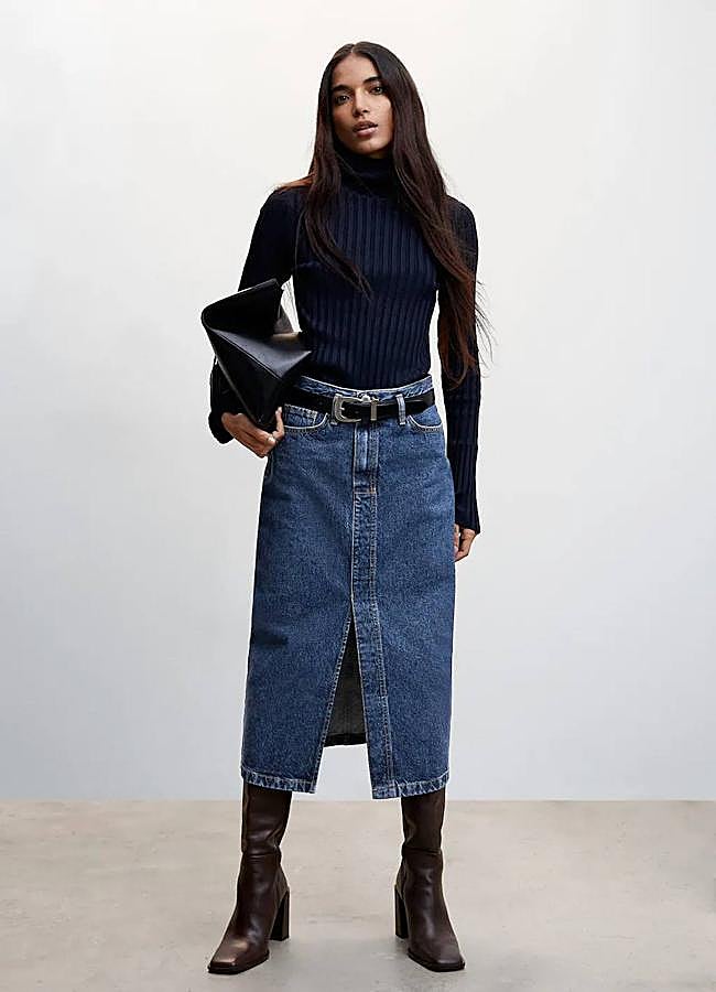 Imagen - Falda vaquera midi