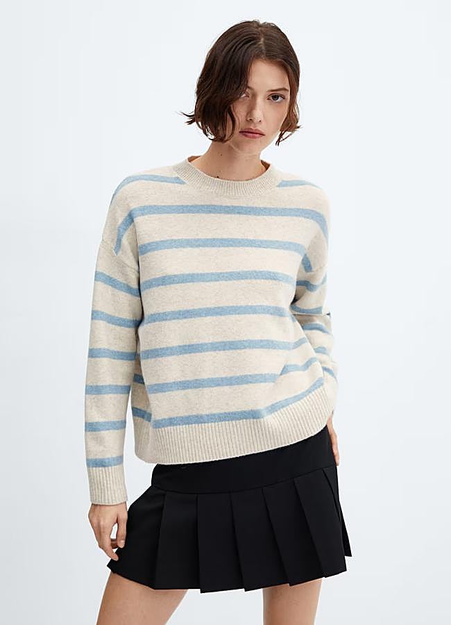 Imagen - Jersey con estampado de rayas de Mango.