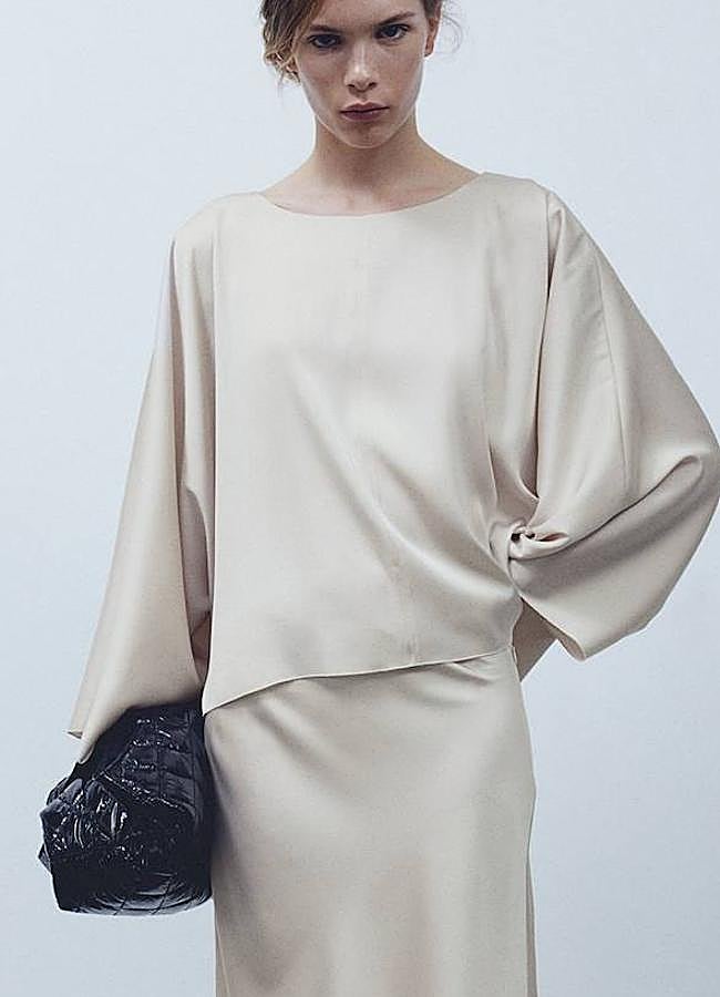 Imagen - Blusa capa satinada