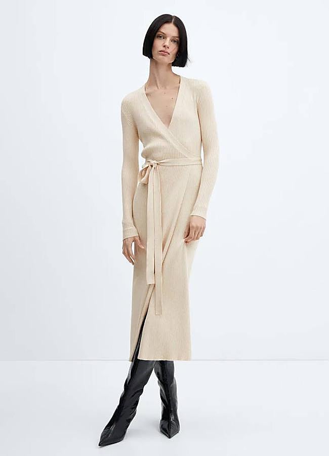 Imagen - Vestido midi en tejido de punto