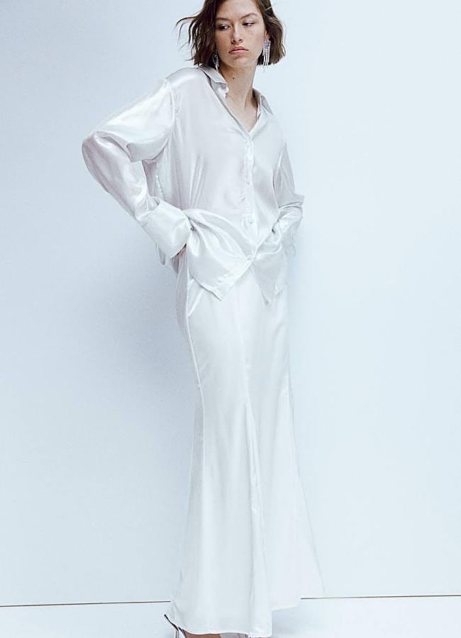 Imagen - Falda larga de satén