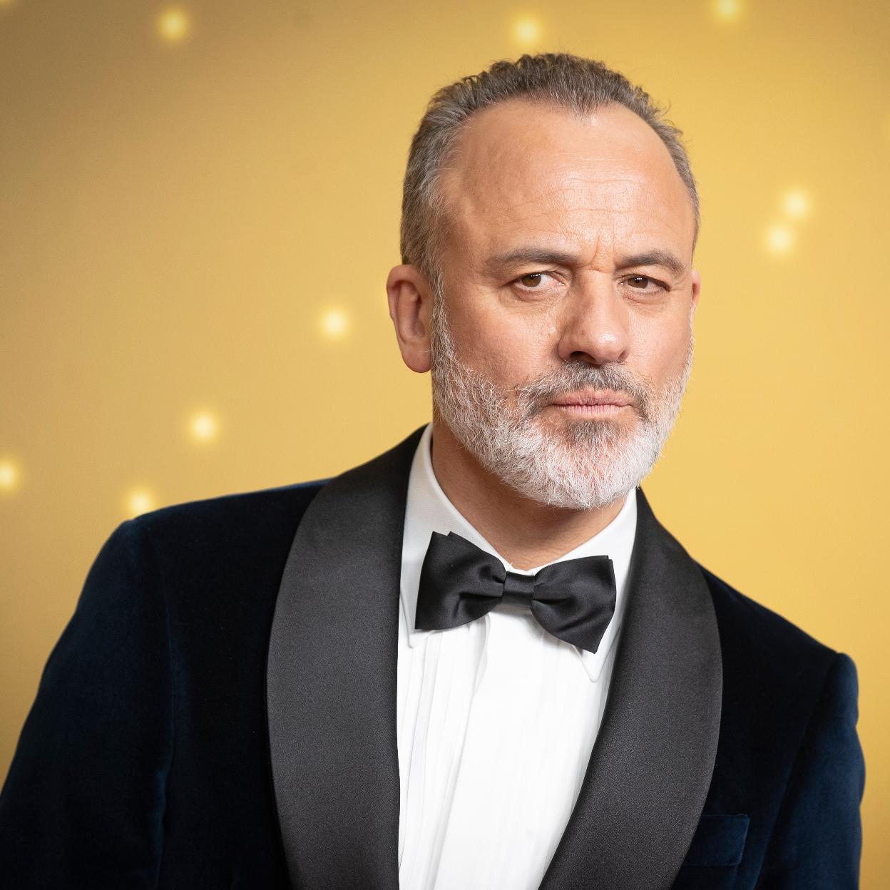 El actor Javier Gutiérrez durante la gala de los Goya de 2022. 