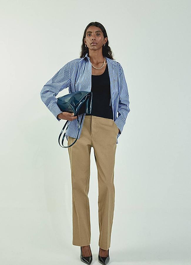 Imagen - Pantalones tipo chino en camel