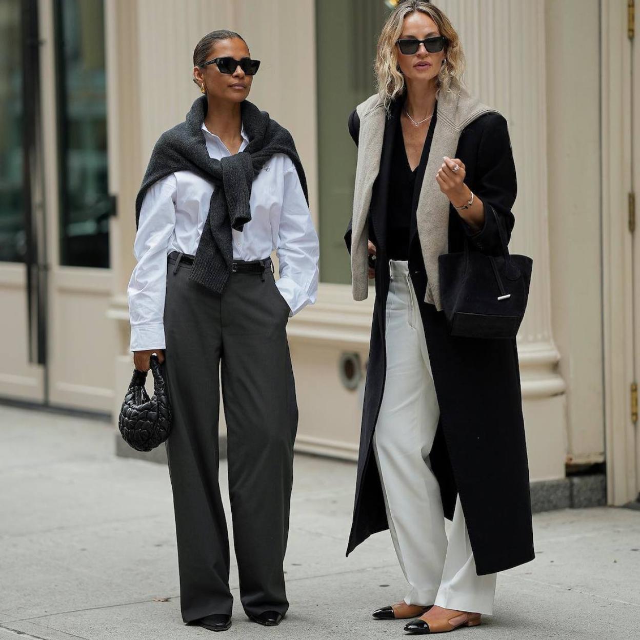 Influencers con pantalones elegantes