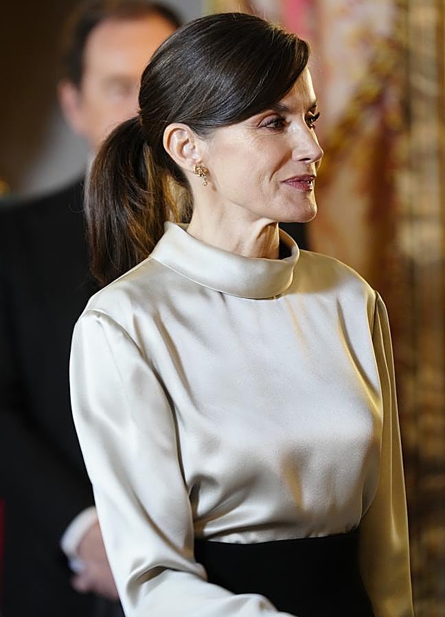 Imagen - La reina Letizia con una coleta. / LIMITED PICTURES