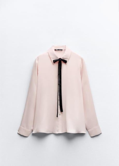 Imagen - Camisa con lazada de Zara (25,95 euros)
