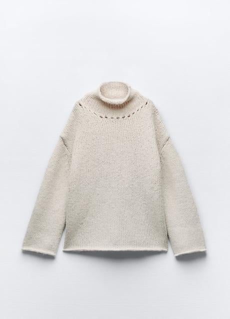 Imagen - Jersey de cuello alto de Zara (29,99 euros)