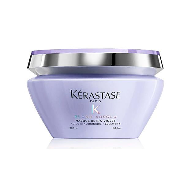 Mascarilla capilar Tratamiento Blond Absolu Masque Ultra Violet de Kérastase.