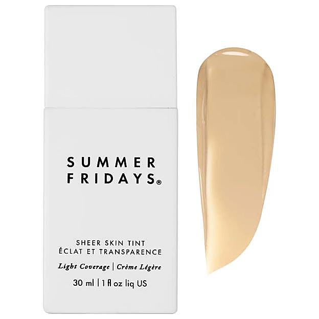 Summer Fridays Sheer Skin Tint with Hyaluronic Acid + Squalane.