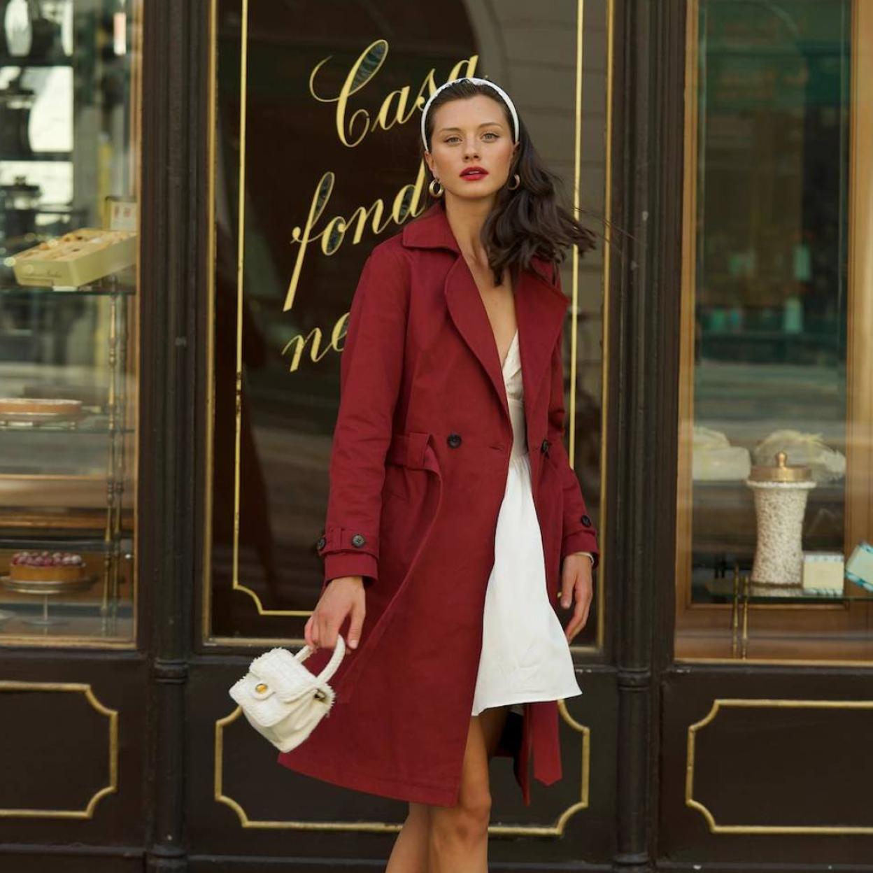 Mujer francesa en el street style