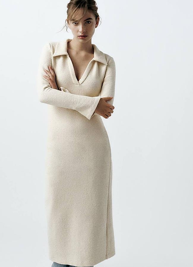 Imagen - Vestido midi con cuello polo