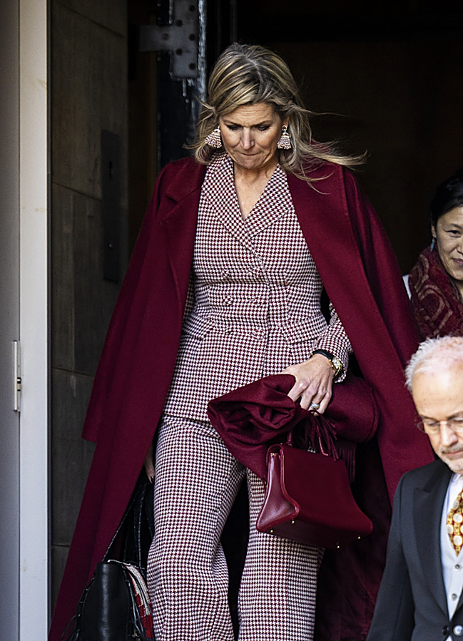 Imagen - Máxima de Holanda con conjunto de traje estampado / GTRES