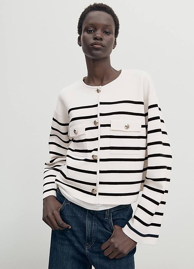 Imagen - Cárdigan con estampado de rayas