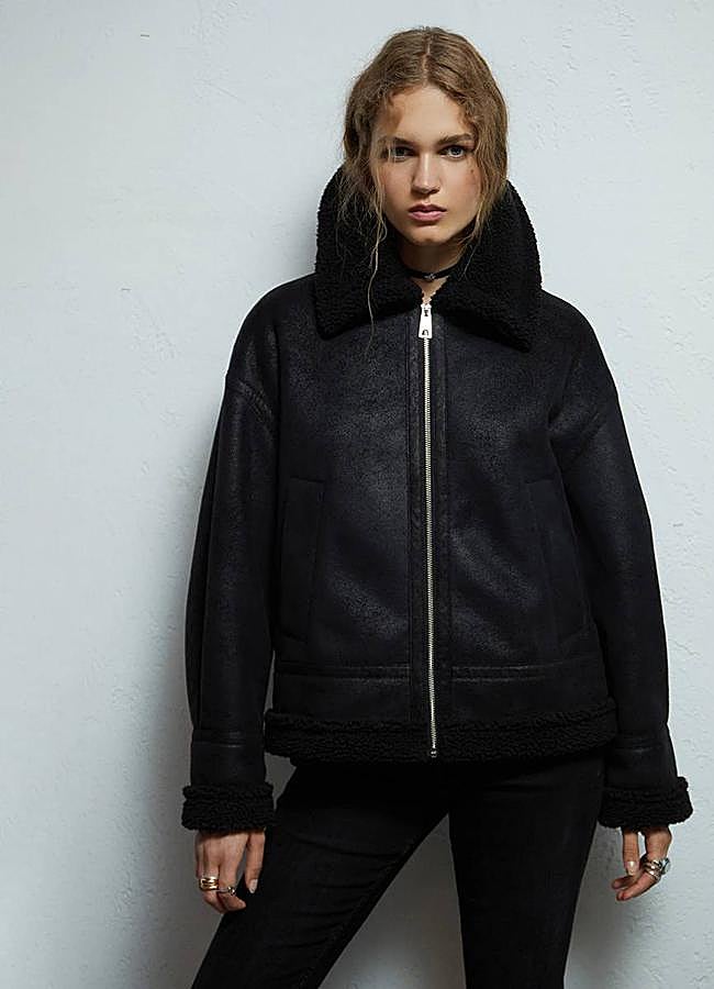 Imagen - Cazadora de doble faz en color negro