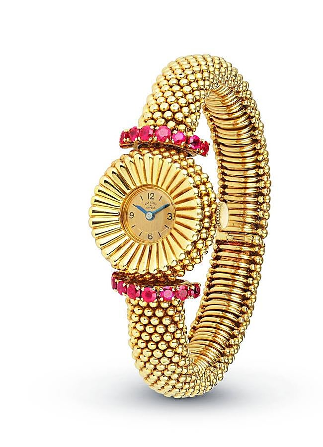 Imagen - Reloj vintage de 1959 con efecto caviar, de Van Cleef & Arpels.