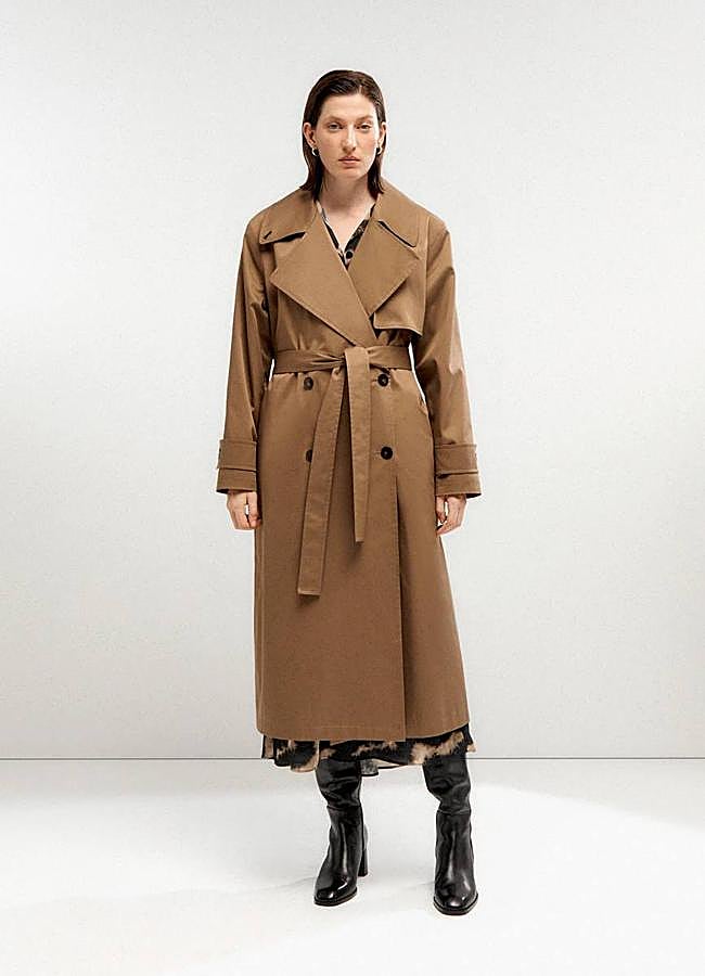 Imagen - Gabardina clásica en tono marrón