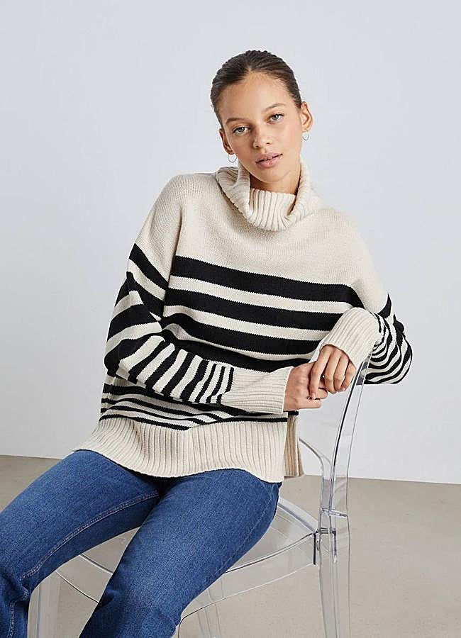 Imagen - Jersey con estampado a rayas