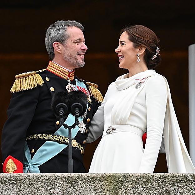 Mary Donaldson y Federico X en su proclamación como reyes