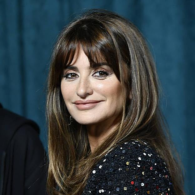 Penélope Cruz con peinado con flequillo