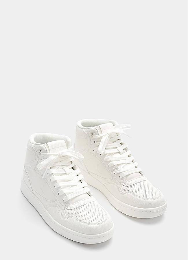 Imagen - Zapatillas desportivas blancas estilo botín