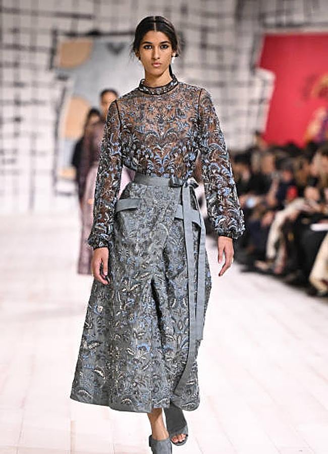 Imagen - Look de Dior en la Alta Costura de París enero 2024. Foto: Getty.