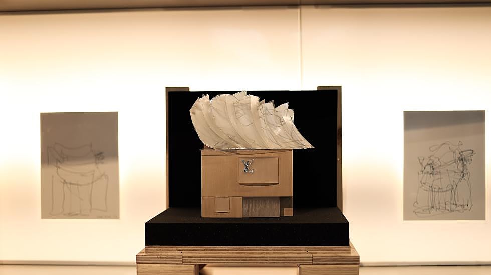 Piezas de Frank Ghery para Louis Vuitton.