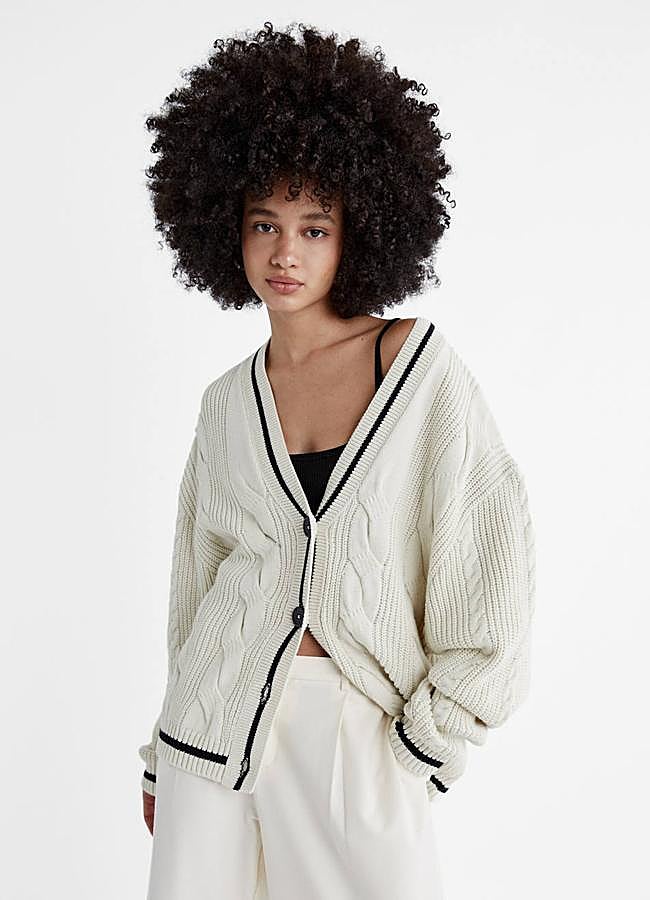 Imagen - Chaqueta de punto con vivos