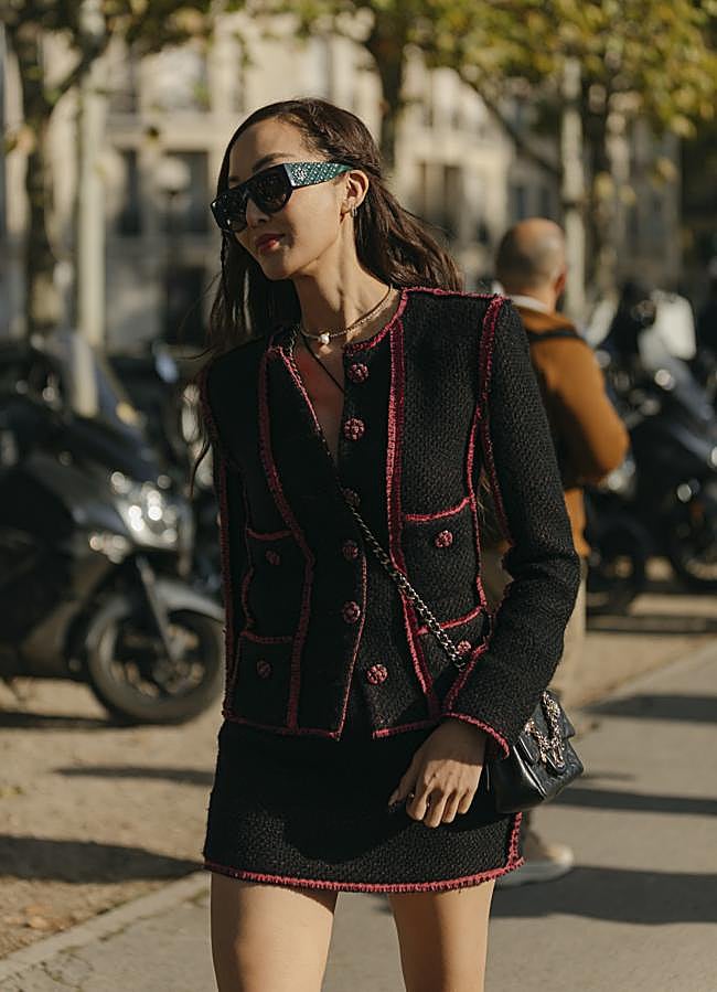 Imagen - Conjunto de traje de tweed / LAUNCHMETRICS SPOTLIGHT