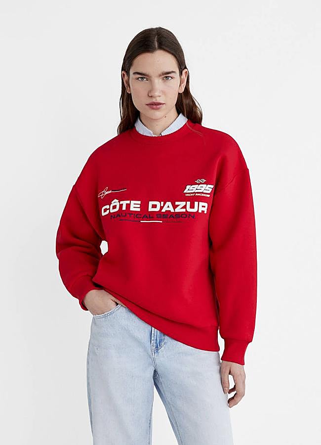 Imagen - Sudadera en tono rojo a la moda