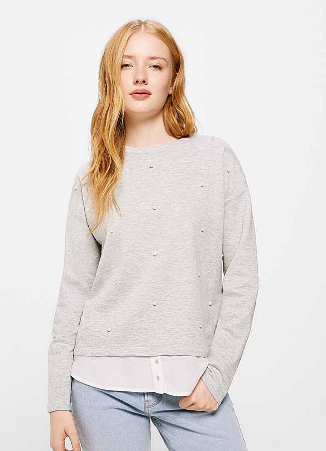 Imagen - Sudadera con detalle de perlas