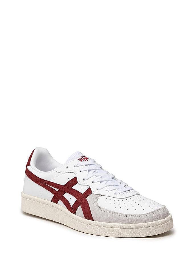 Imagen - Zapatillas deportivas retro con franjas burdeos