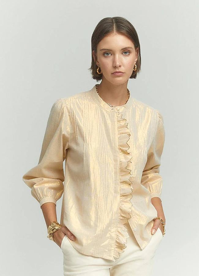 Imagen - Blusa con efecto metalizado