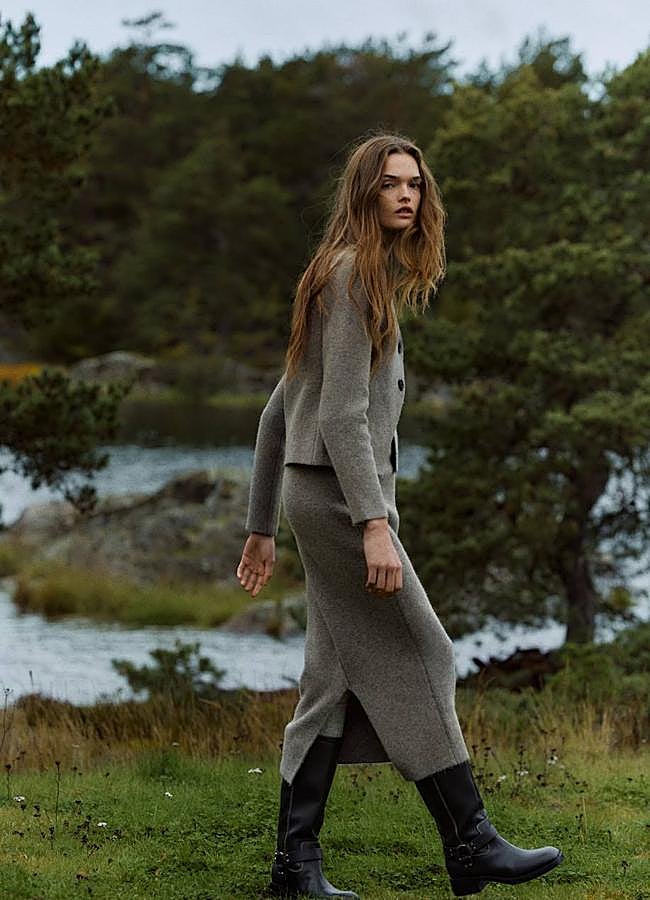 Imagen - Conjunto de punto suave en gris