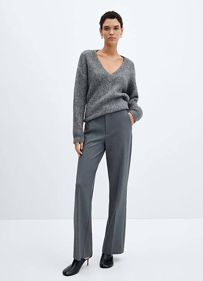 Imagen - Pantalón de traje recto en gris