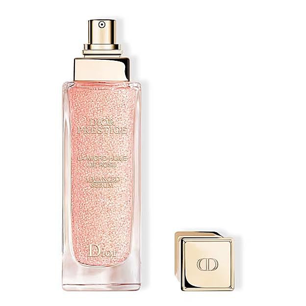 Sérum facial antiedad Prestige La Micro-Huile de Rose Advanced de Dior.