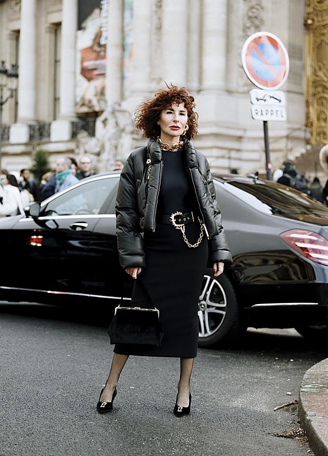 Imagen - Look de street style en la Alta Costura de París. Foto: Launchmetrics Spotlight.