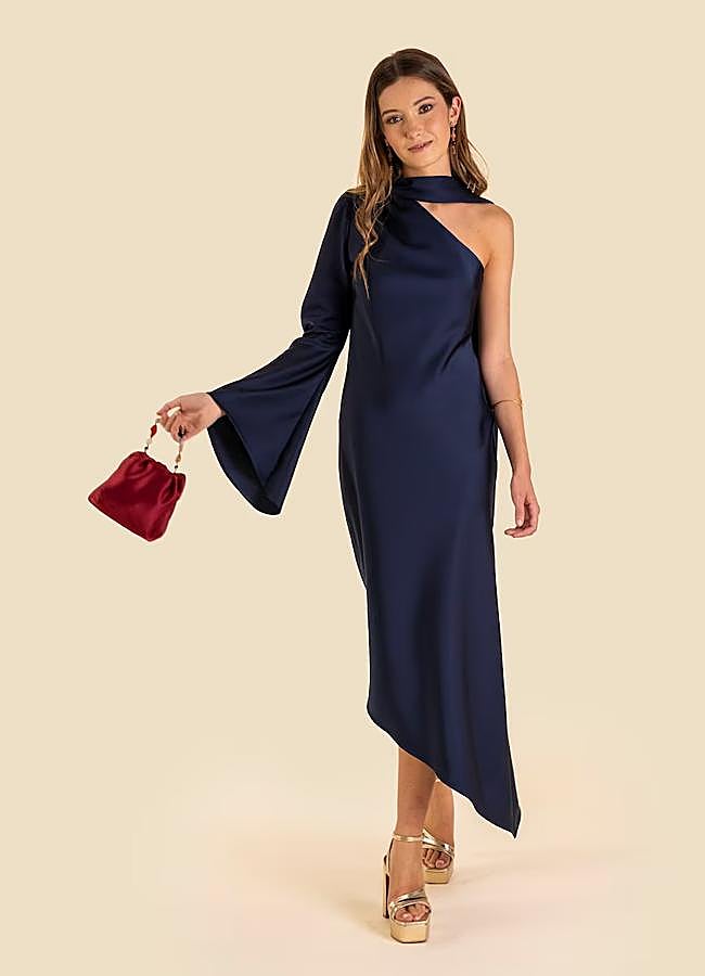 Imagen - Vestido con tejido satinado de The Are.