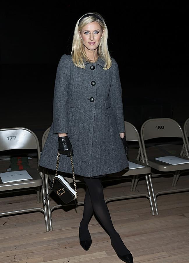 Imagen - Nicky Hilton en el desfile de Marc Jacobs con un look que desprende lujo silencioso. Foto: Launchmetrics Spotlight.