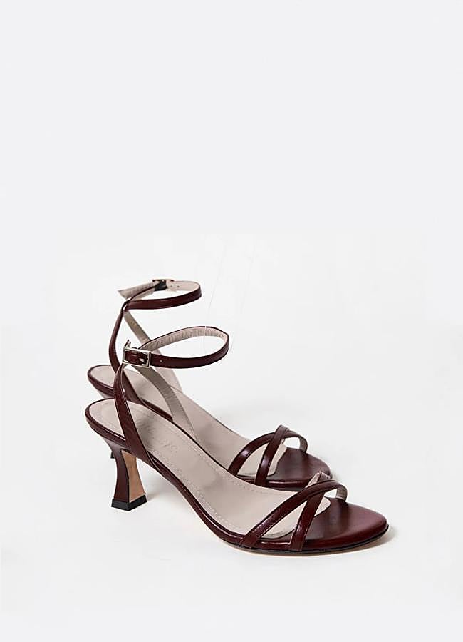 Imagen - Sandalias borgoña de mint&rose, 159 euros.