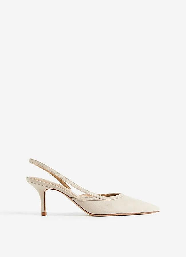 Imagen - Slingback blancos de H&M, 29,99 euros.