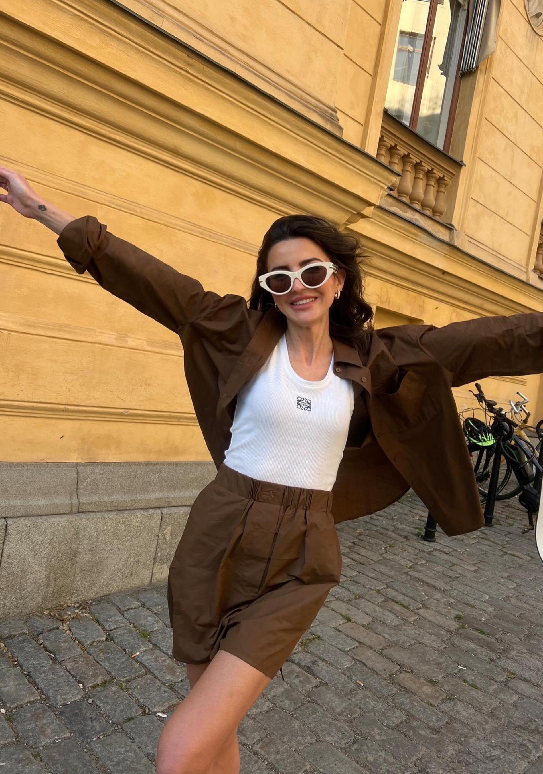 Alexandra Pereira con el top viral de Loewe.