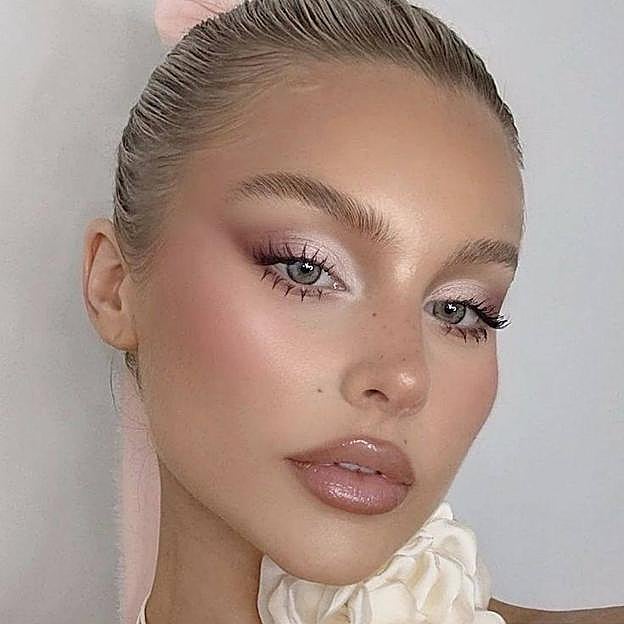 Ballerina makeup en tonos rosa