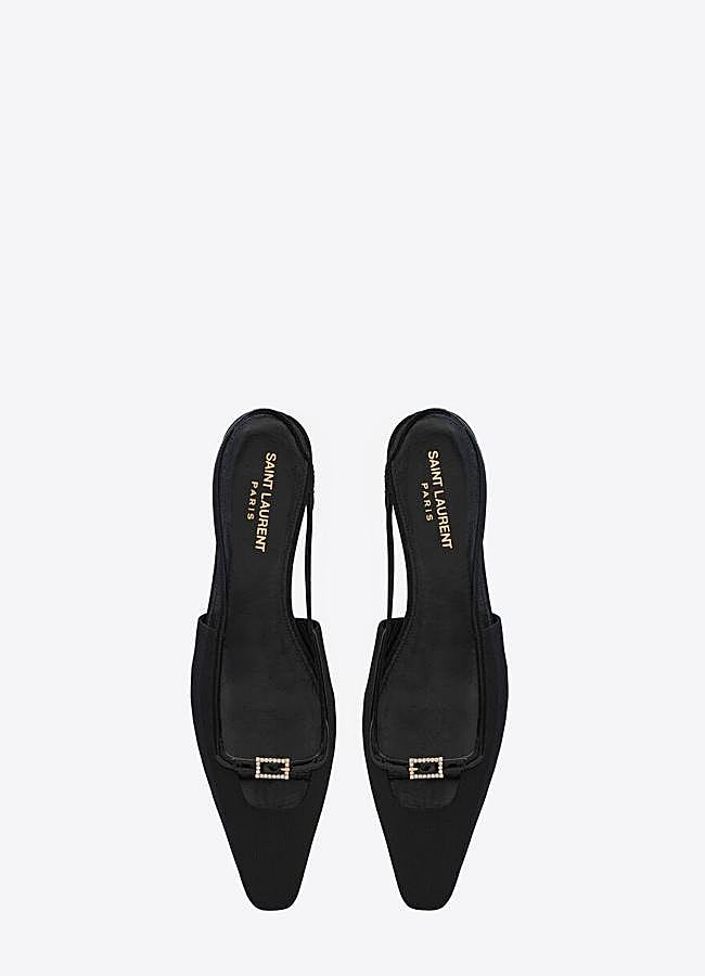Imagen - Slingback negras de Saint Laurent, 630 euros.