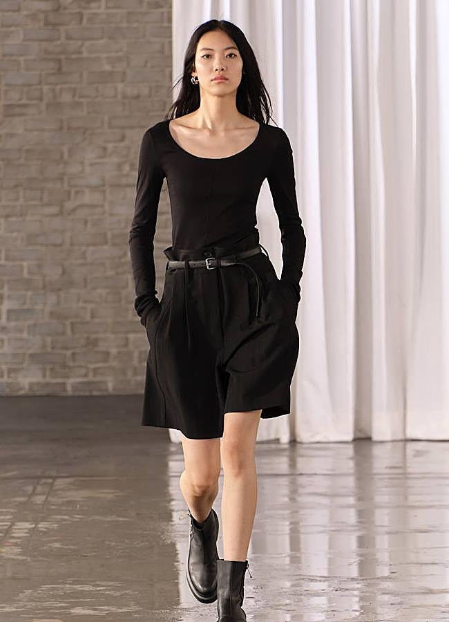 Imagen - Bermudas con estampado de raya diplomática