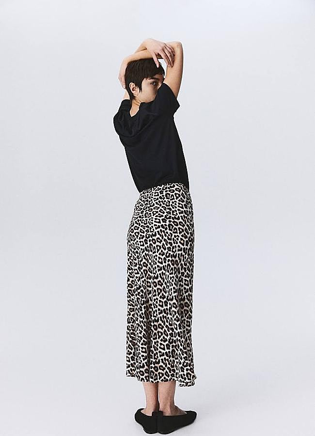 Imagen - Falda animal print midi